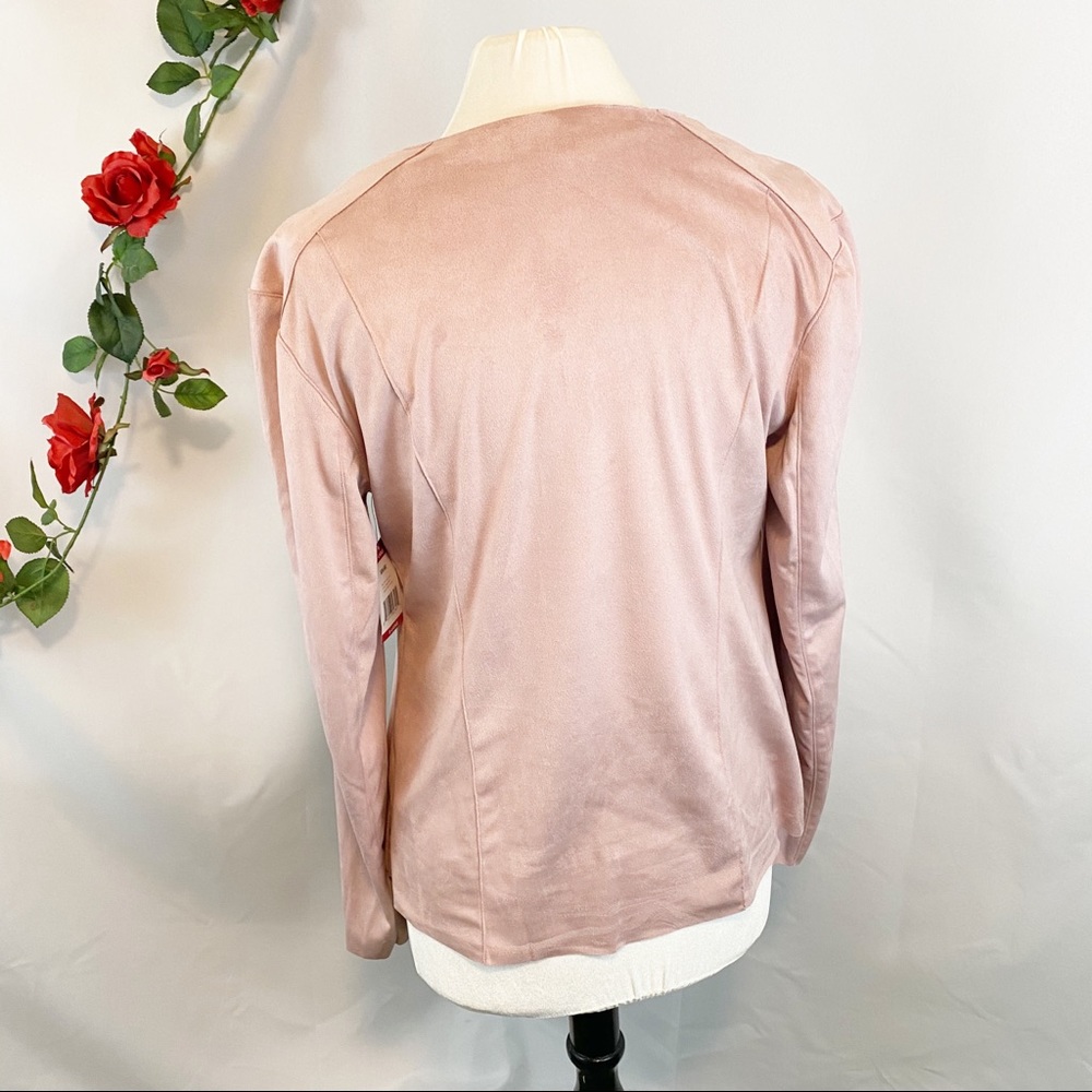NWT Mote Dusty Blush Zip Up Super Soft Jacket - Picture 5 of 9